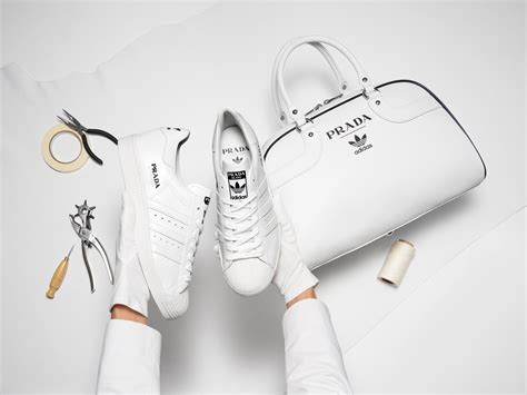 prada collaboration|Prada and Adidas brand collaboration.